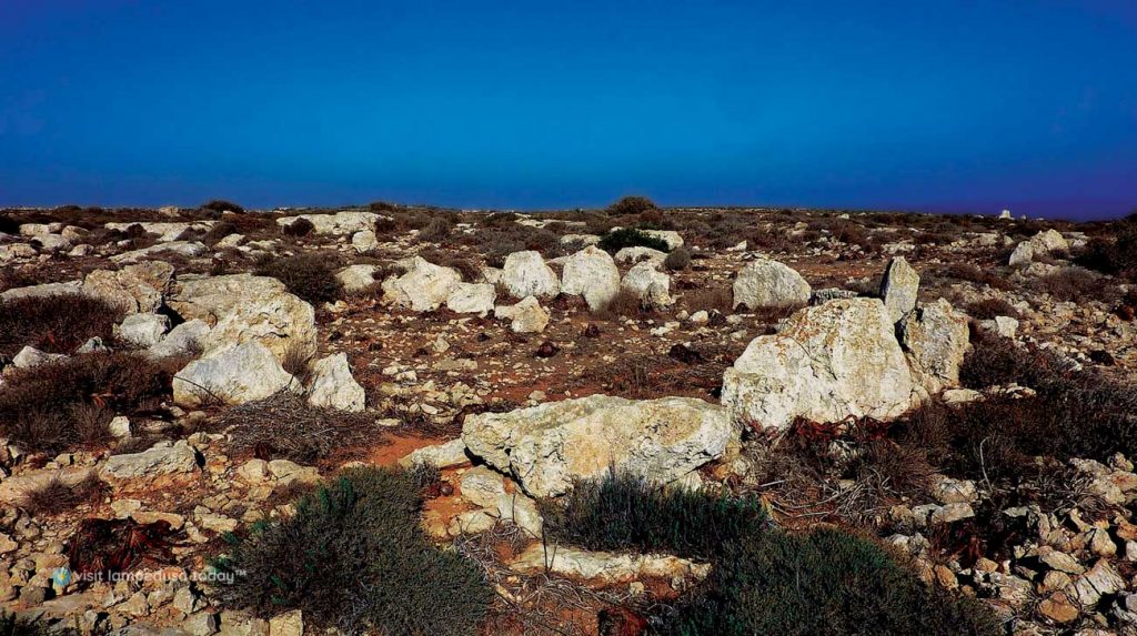 I cerchi di pietra a Lampedusa